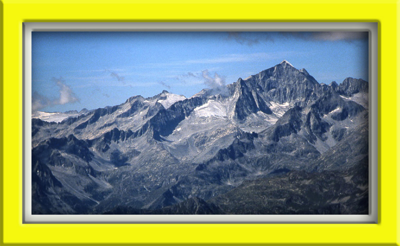 la pi alta vetta del Trentino.....Cima Presanella 3558 m.